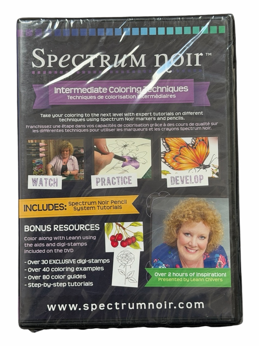 Intermediate Coloring Techniques DVD - Black/Purple